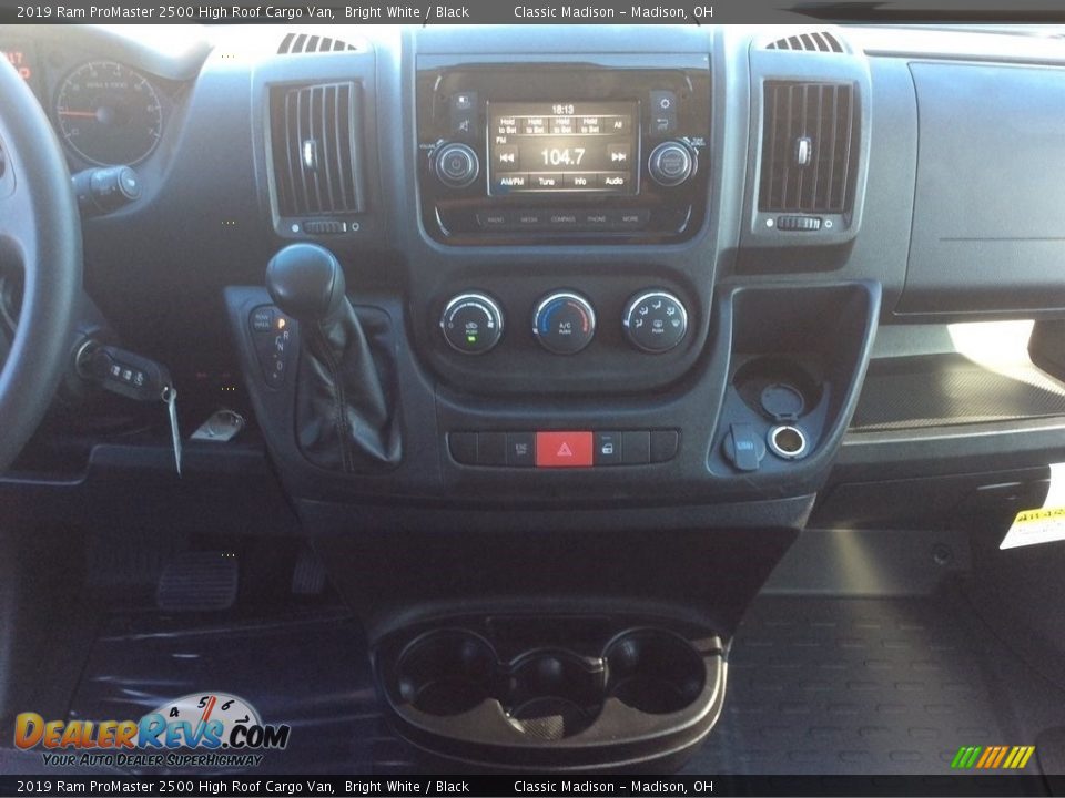 2019 Ram ProMaster 2500 High Roof Cargo Van Bright White / Black Photo #14