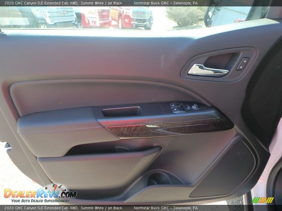 2020 GMC Canyon SLE Extended Cab 4WD Summit White / Jet Black Photo #17