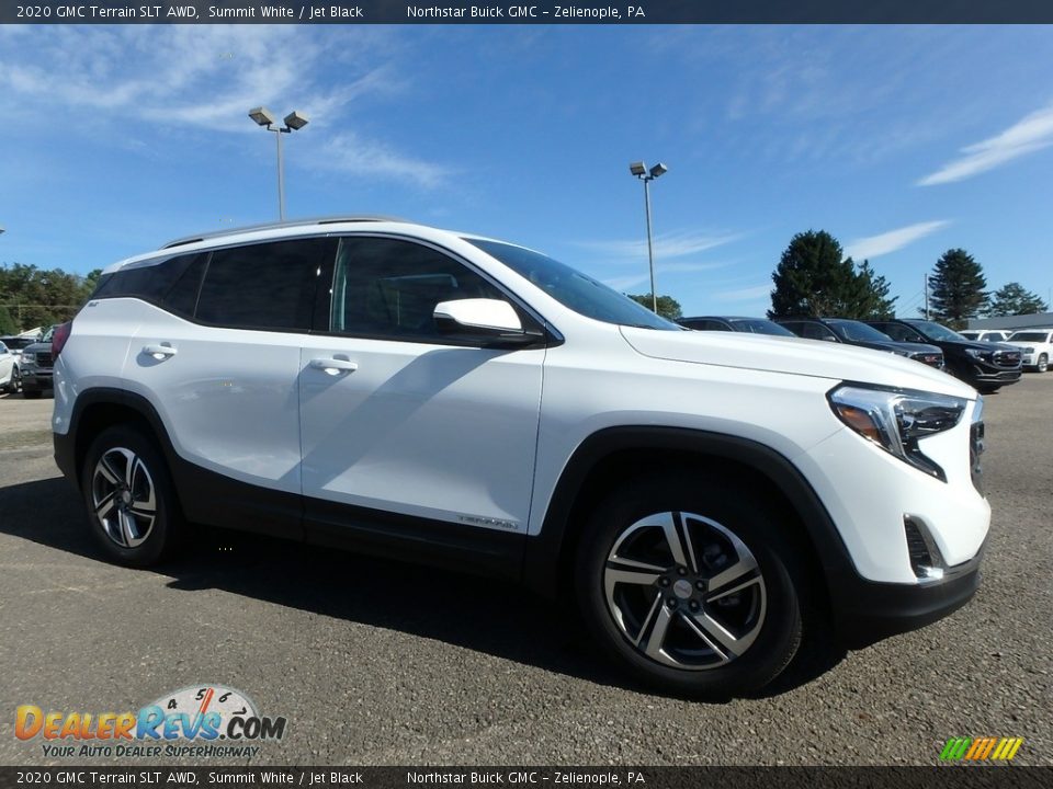 2020 GMC Terrain SLT AWD Summit White / Jet Black Photo #3
