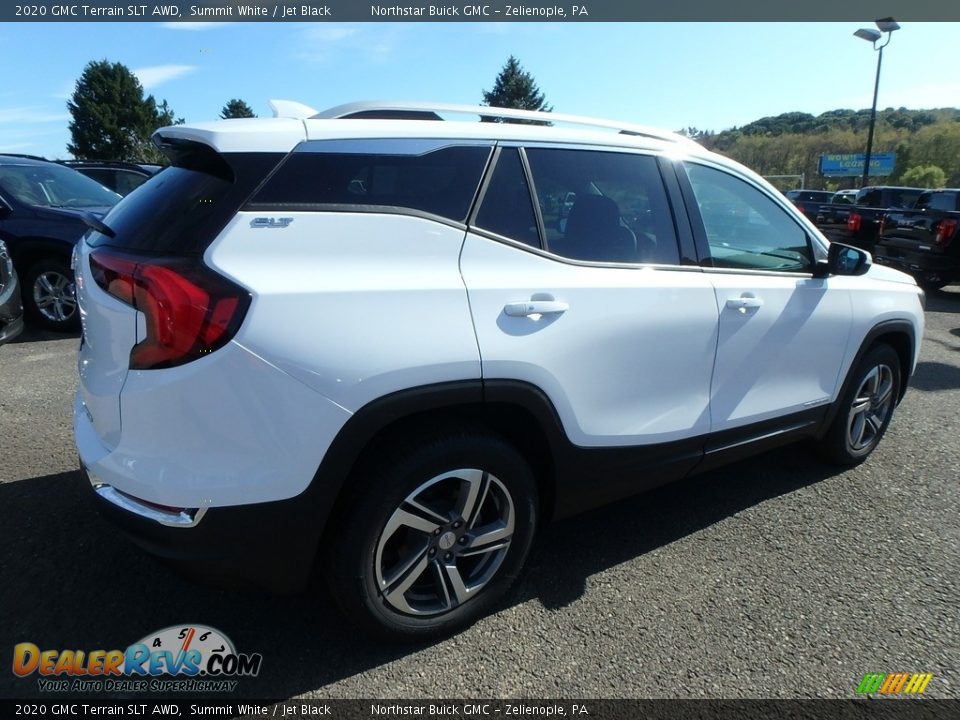 2020 GMC Terrain SLT AWD Summit White / Jet Black Photo #5