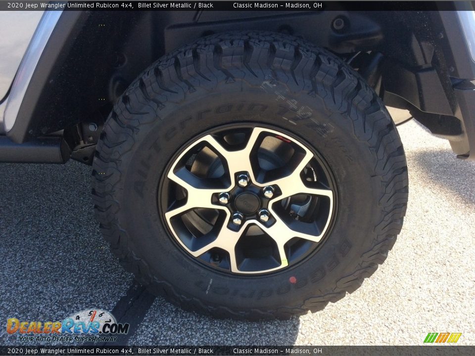 2020 Jeep Wrangler Unlimited Rubicon 4x4 Billet Silver Metallic / Black Photo #9