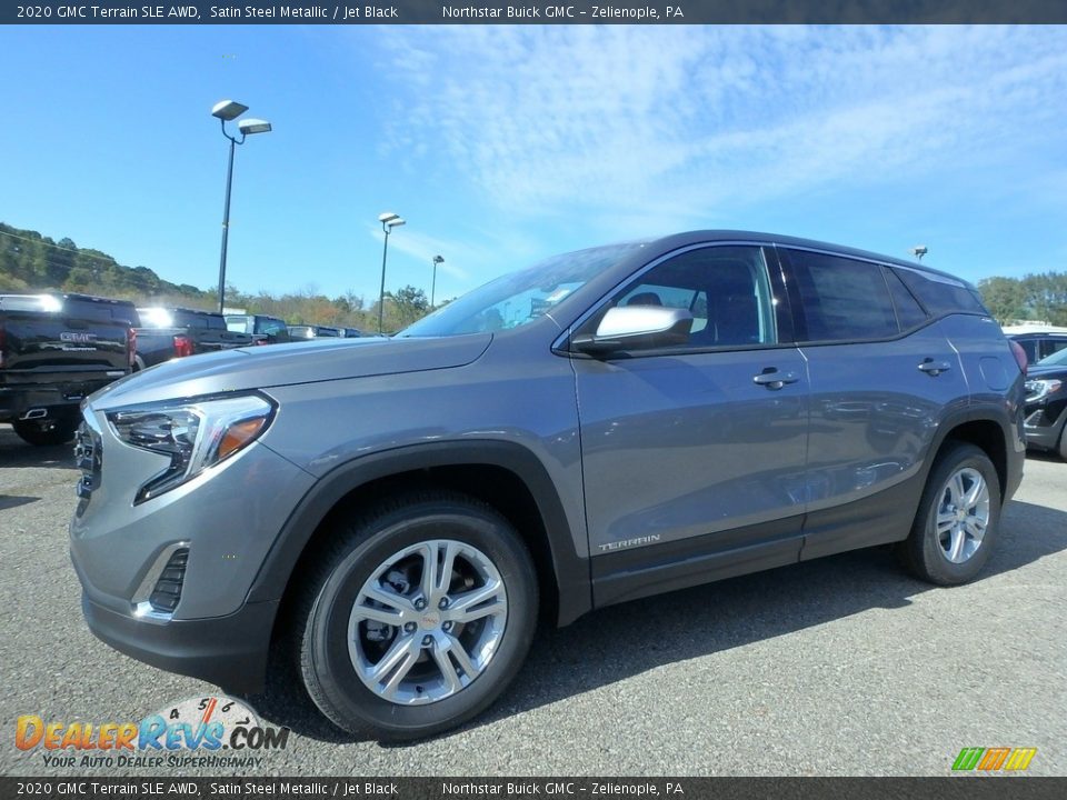 2020 GMC Terrain SLE AWD Satin Steel Metallic / Jet Black Photo #1