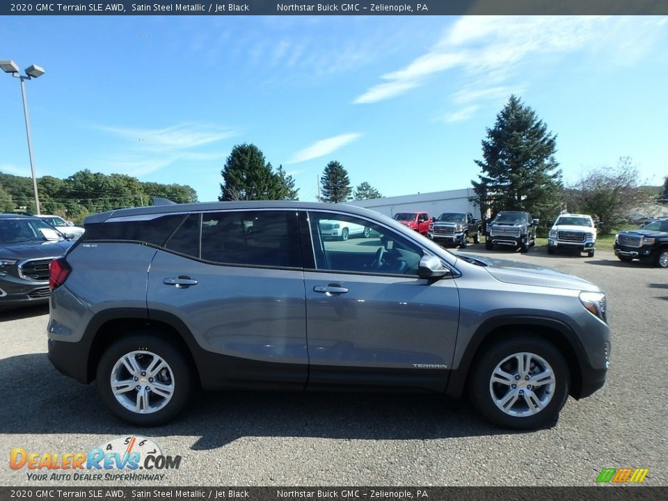 2020 GMC Terrain SLE AWD Satin Steel Metallic / Jet Black Photo #4
