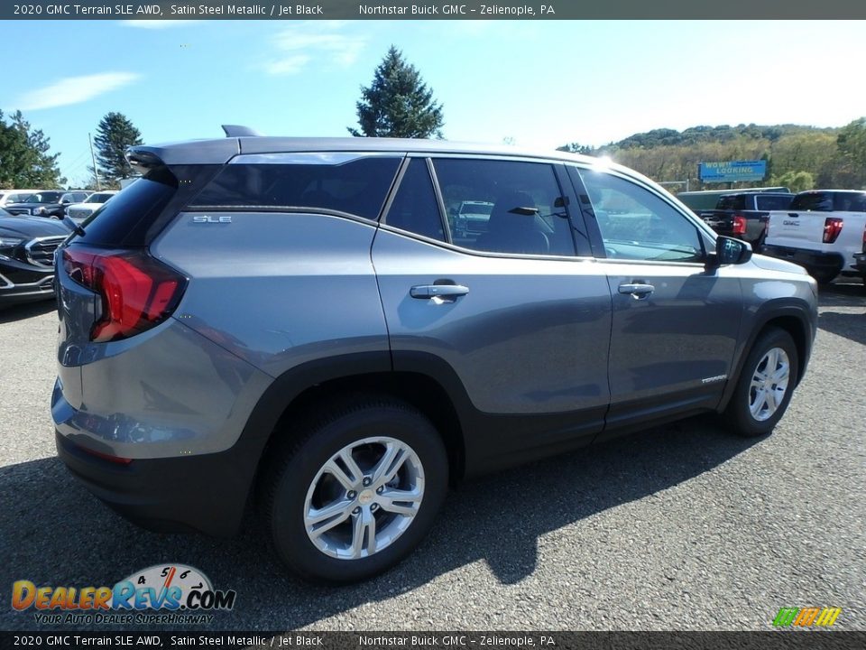 2020 GMC Terrain SLE AWD Satin Steel Metallic / Jet Black Photo #5