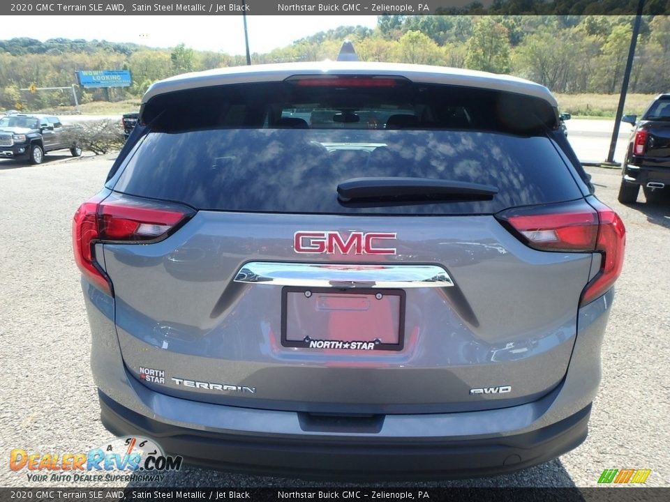 2020 GMC Terrain SLE AWD Satin Steel Metallic / Jet Black Photo #6