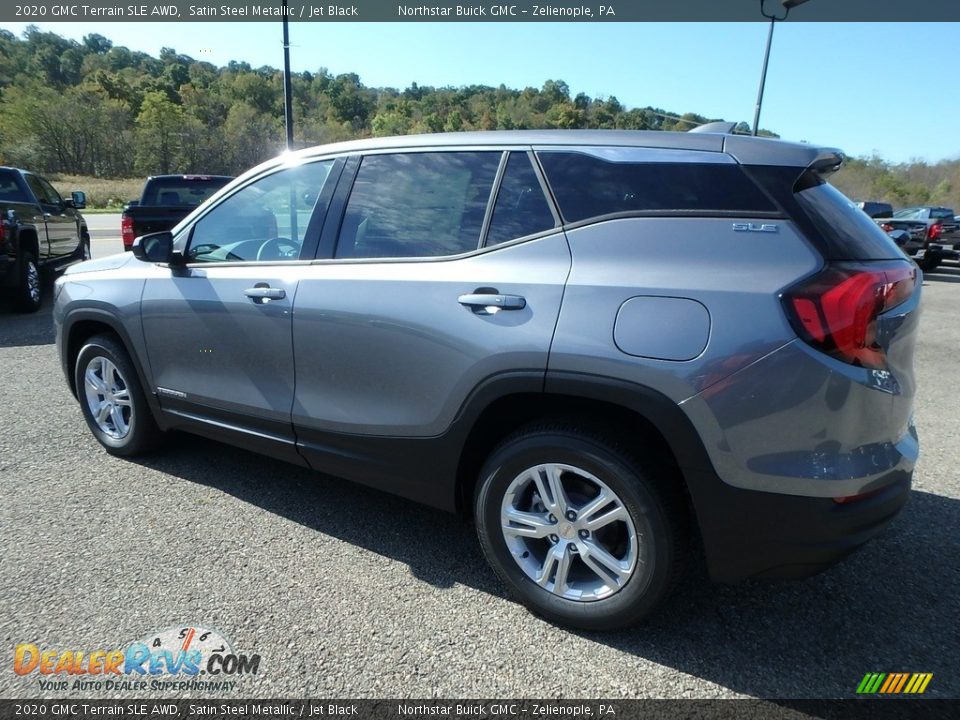 2020 GMC Terrain SLE AWD Satin Steel Metallic / Jet Black Photo #8