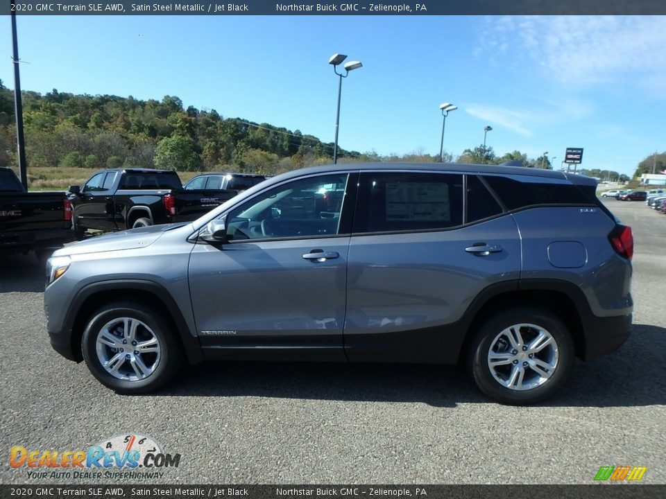 2020 GMC Terrain SLE AWD Satin Steel Metallic / Jet Black Photo #9