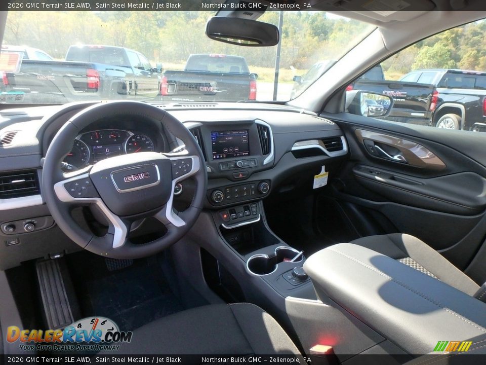 2020 GMC Terrain SLE AWD Satin Steel Metallic / Jet Black Photo #14