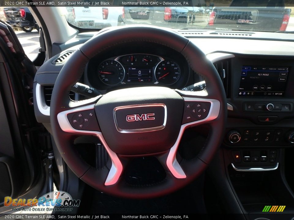 2020 GMC Terrain SLE AWD Satin Steel Metallic / Jet Black Photo #17