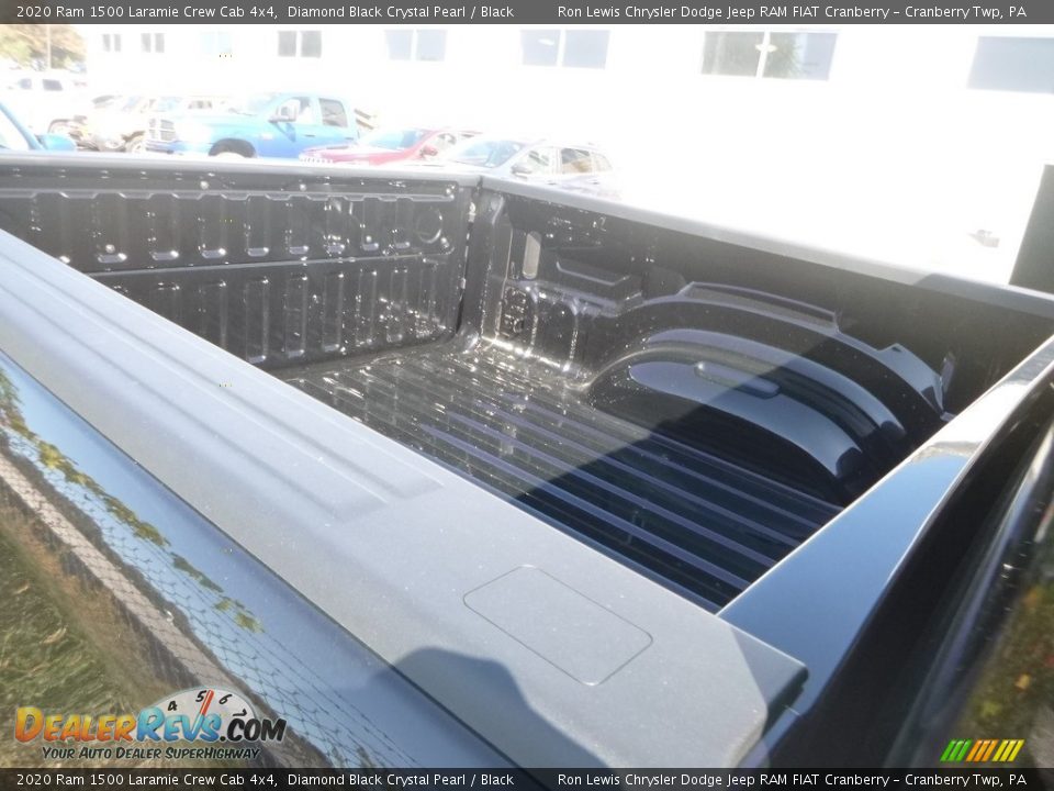 2020 Ram 1500 Laramie Crew Cab 4x4 Diamond Black Crystal Pearl / Black Photo #10