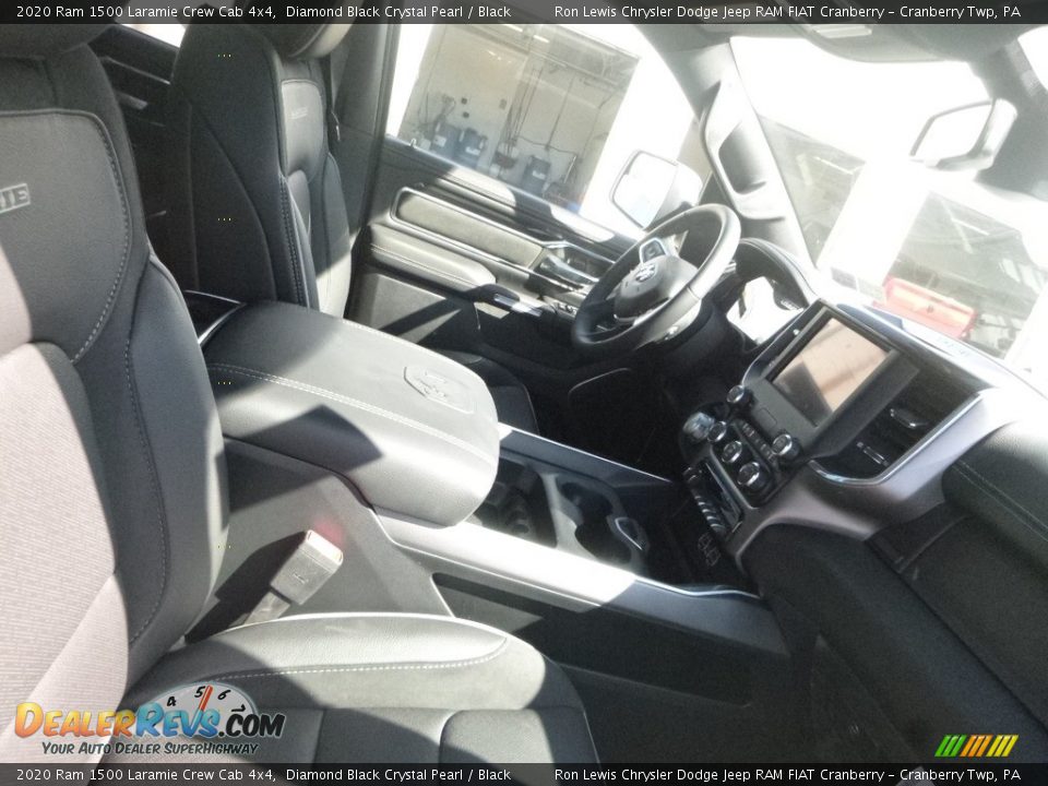 2020 Ram 1500 Laramie Crew Cab 4x4 Diamond Black Crystal Pearl / Black Photo #11