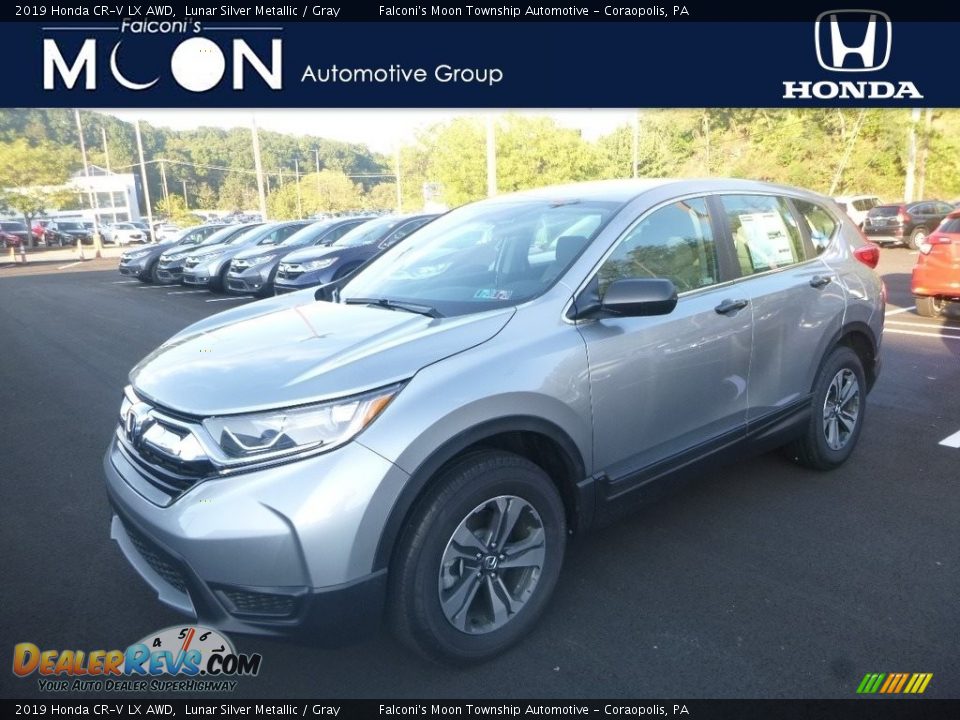 2019 Honda CR-V LX AWD Lunar Silver Metallic / Gray Photo #1