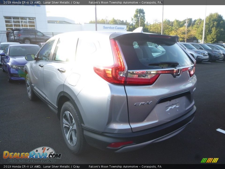 2019 Honda CR-V LX AWD Lunar Silver Metallic / Gray Photo #3