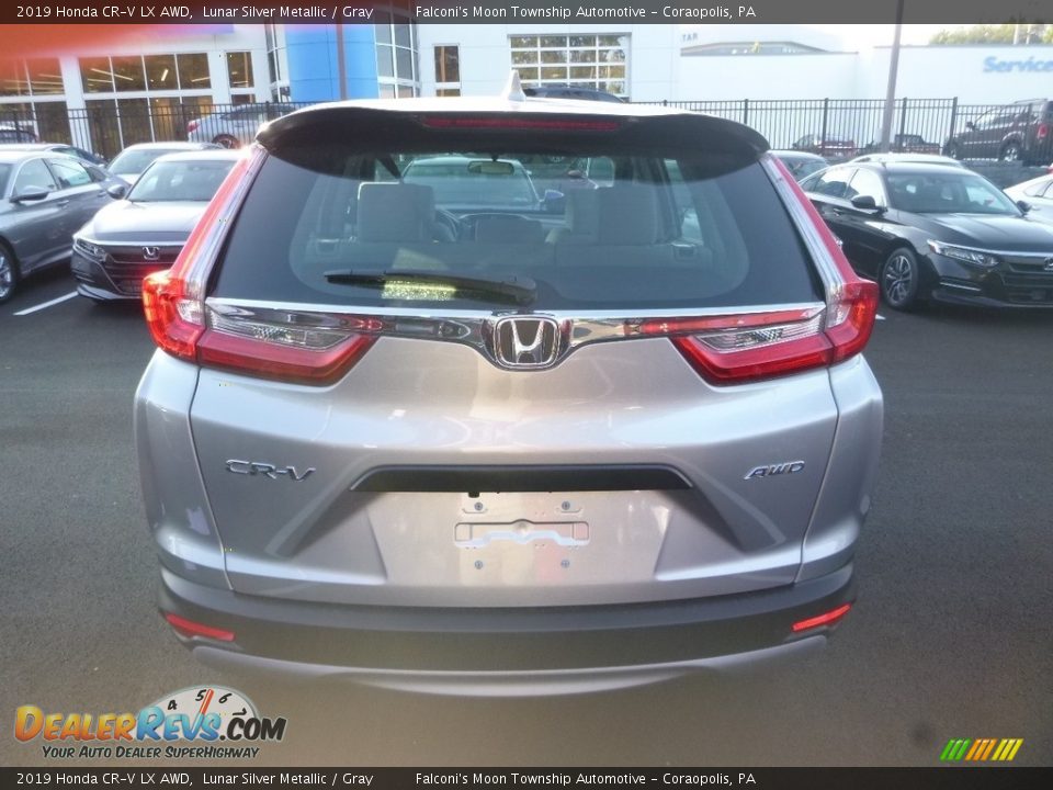 2019 Honda CR-V LX AWD Lunar Silver Metallic / Gray Photo #4