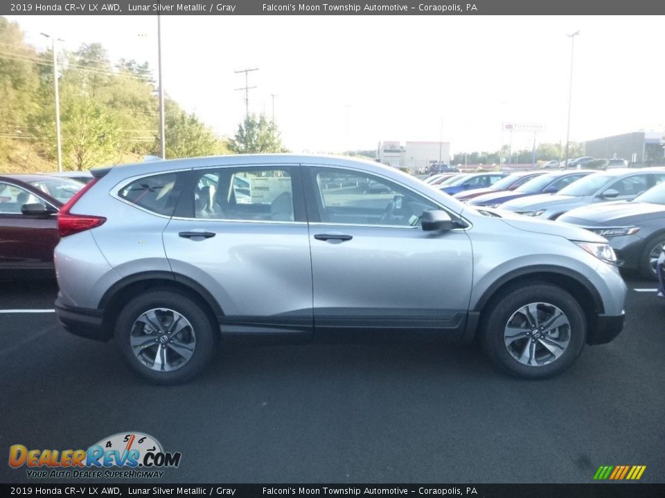 2019 Honda CR-V LX AWD Lunar Silver Metallic / Gray Photo #5