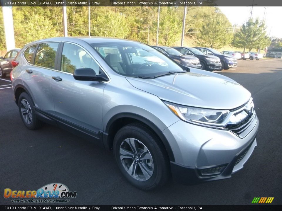 2019 Honda CR-V LX AWD Lunar Silver Metallic / Gray Photo #6