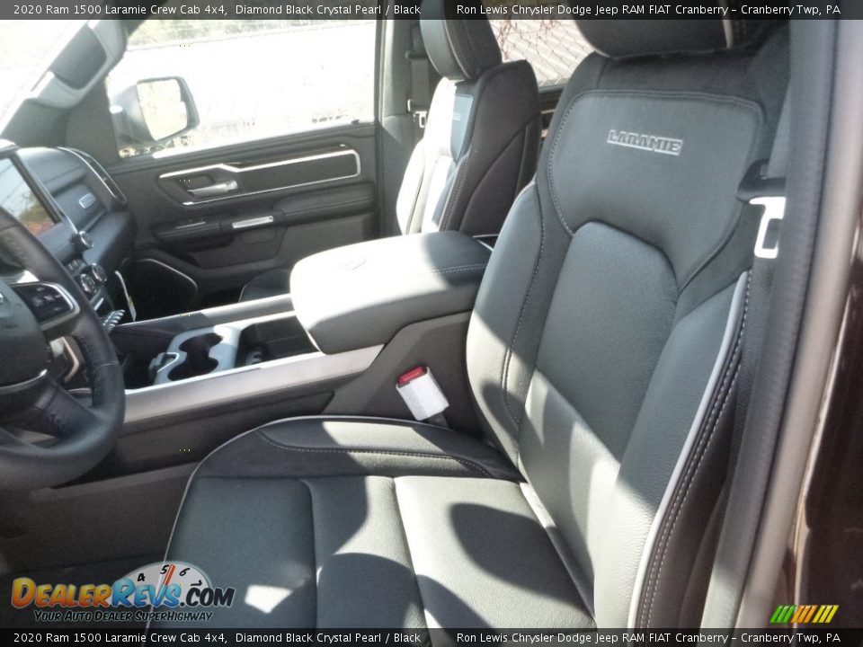 2020 Ram 1500 Laramie Crew Cab 4x4 Diamond Black Crystal Pearl / Black Photo #15