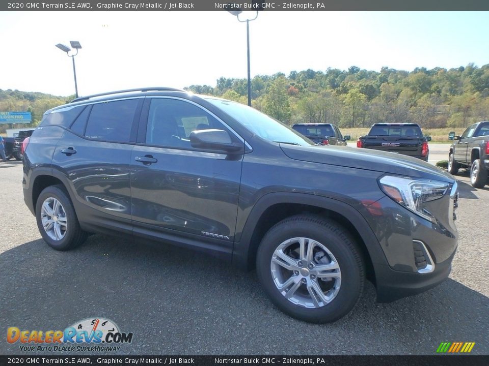 2020 GMC Terrain SLE AWD Graphite Gray Metallic / Jet Black Photo #3