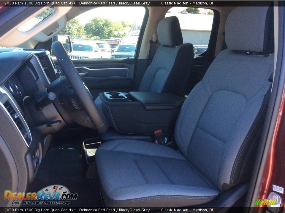 2020 Ram 1500 Big Horn Quad Cab 4x4 Delmonico Red Pearl / Black/Diesel Gray Photo #2
