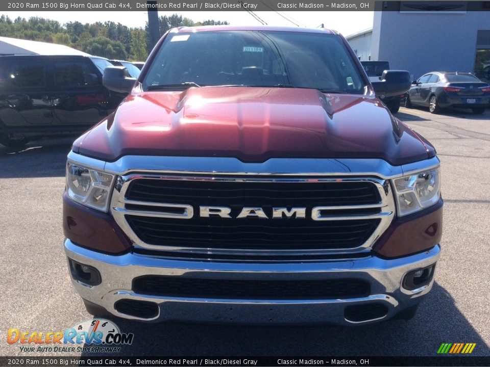 2020 Ram 1500 Big Horn Quad Cab 4x4 Delmonico Red Pearl / Black/Diesel Gray Photo #4