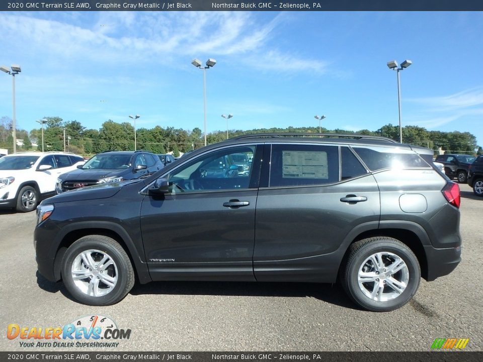 2020 GMC Terrain SLE AWD Graphite Gray Metallic / Jet Black Photo #9