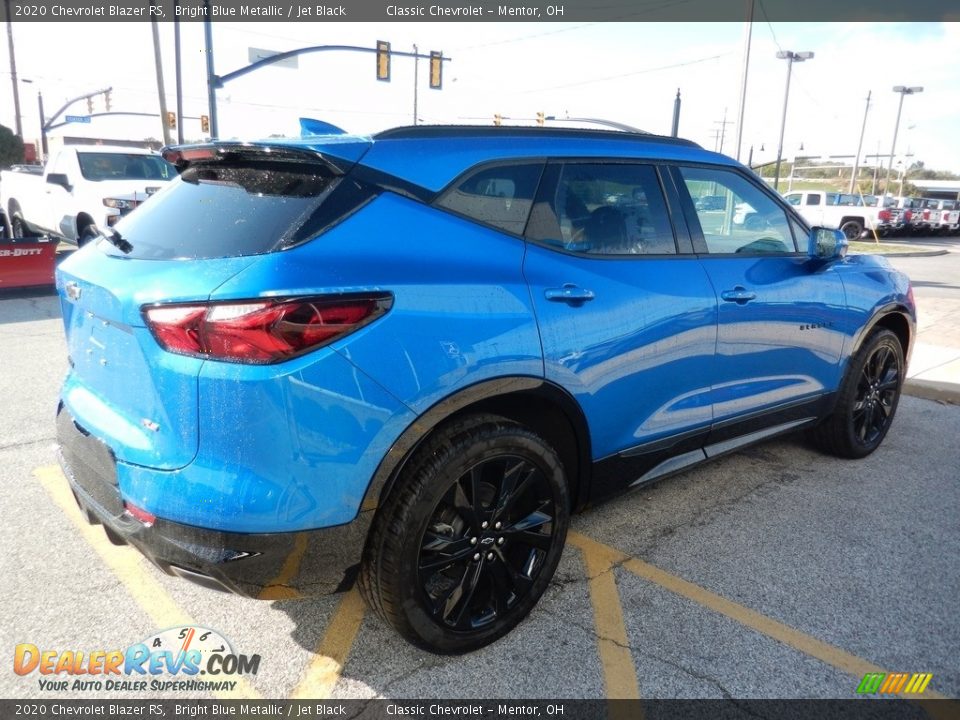 2020 Chevrolet Blazer RS Bright Blue Metallic / Jet Black Photo #4