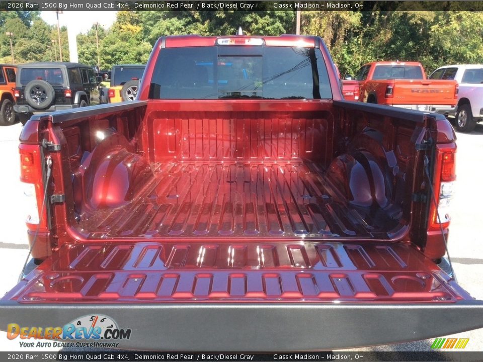 2020 Ram 1500 Big Horn Quad Cab 4x4 Delmonico Red Pearl / Black/Diesel Gray Photo #9