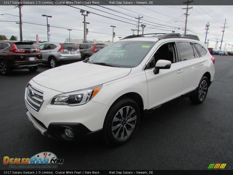 2017 Subaru Outback 2.5i Limited Crystal White Pearl / Slate Black Photo #2