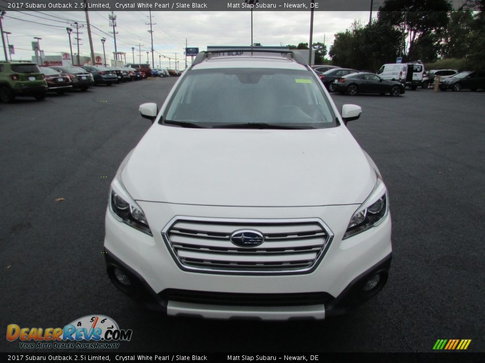 2017 Subaru Outback 2.5i Limited Crystal White Pearl / Slate Black Photo #3