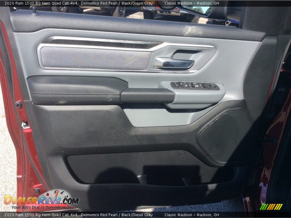 2020 Ram 1500 Big Horn Quad Cab 4x4 Delmonico Red Pearl / Black/Diesel Gray Photo #11