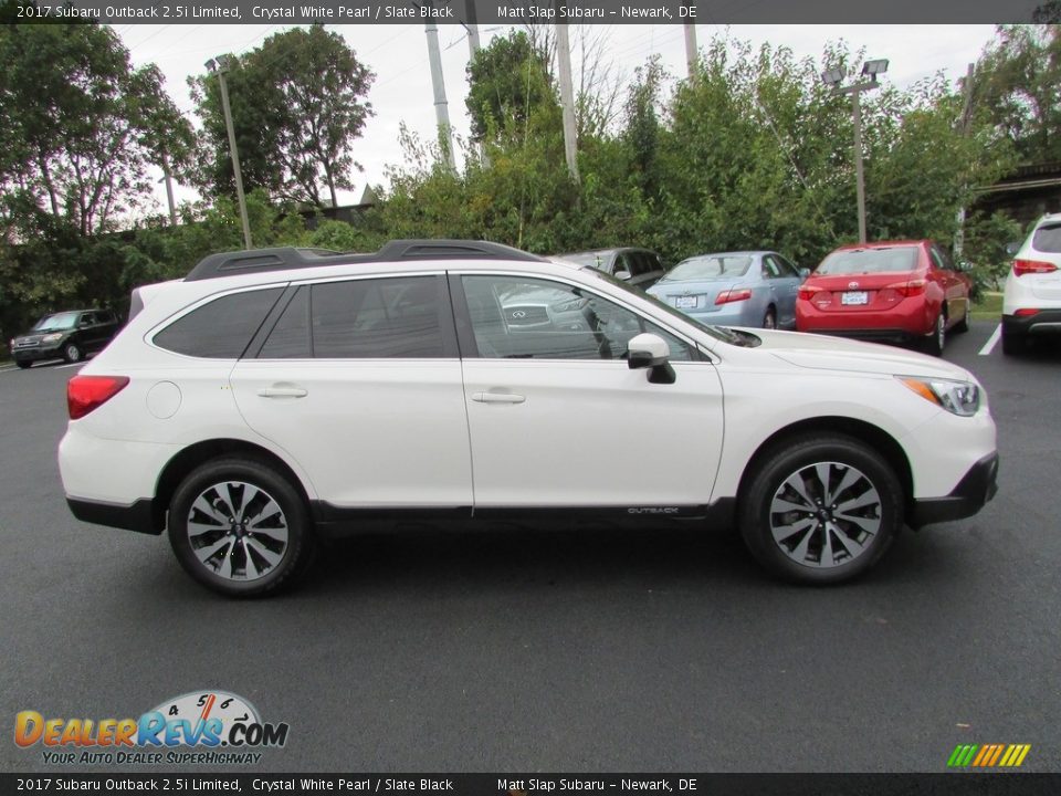 2017 Subaru Outback 2.5i Limited Crystal White Pearl / Slate Black Photo #5