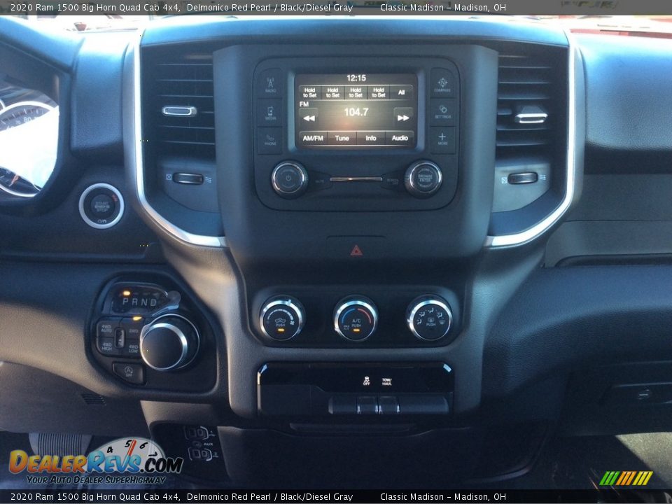 2020 Ram 1500 Big Horn Quad Cab 4x4 Delmonico Red Pearl / Black/Diesel Gray Photo #14
