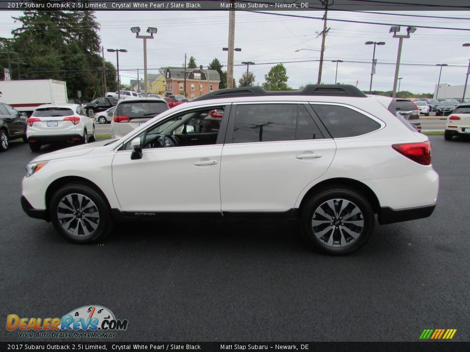 2017 Subaru Outback 2.5i Limited Crystal White Pearl / Slate Black Photo #9
