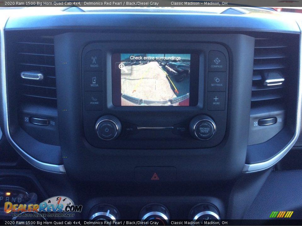 2020 Ram 1500 Big Horn Quad Cab 4x4 Delmonico Red Pearl / Black/Diesel Gray Photo #15
