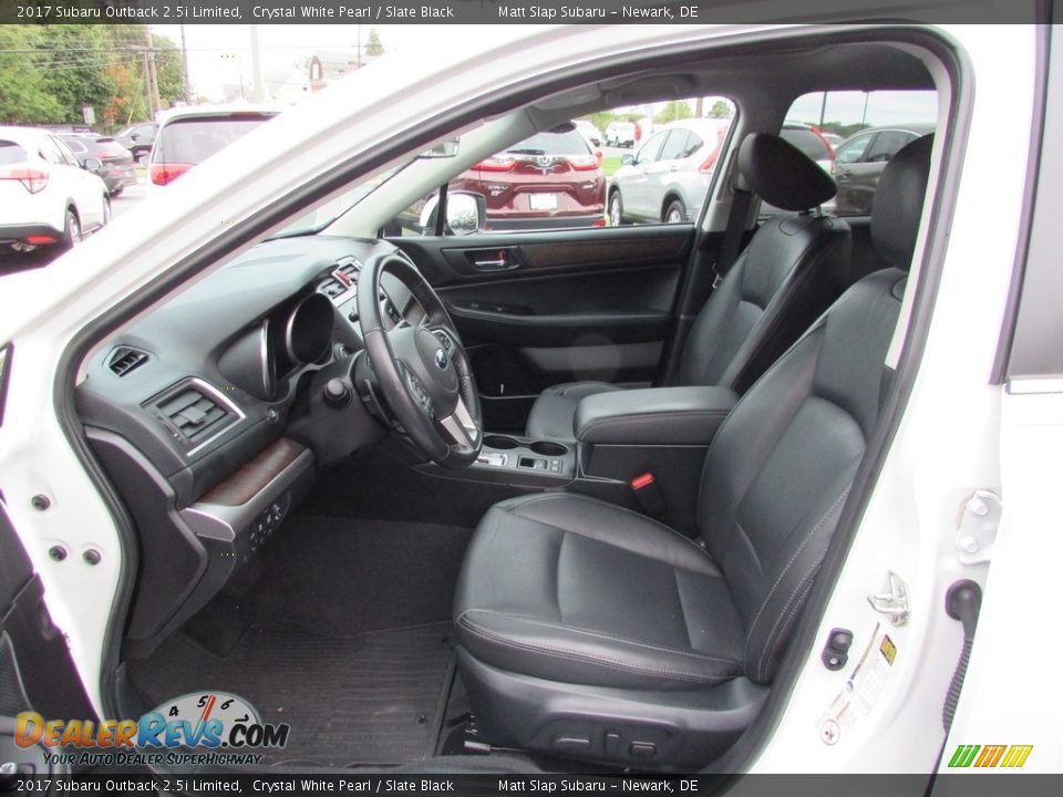 2017 Subaru Outback 2.5i Limited Crystal White Pearl / Slate Black Photo #13