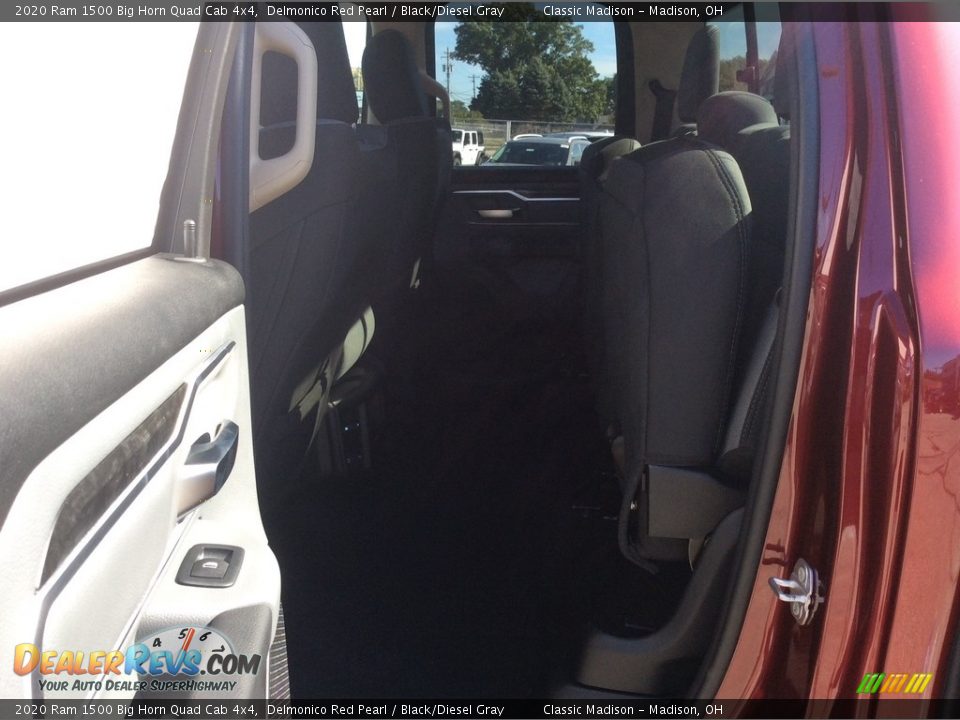 2020 Ram 1500 Big Horn Quad Cab 4x4 Delmonico Red Pearl / Black/Diesel Gray Photo #17