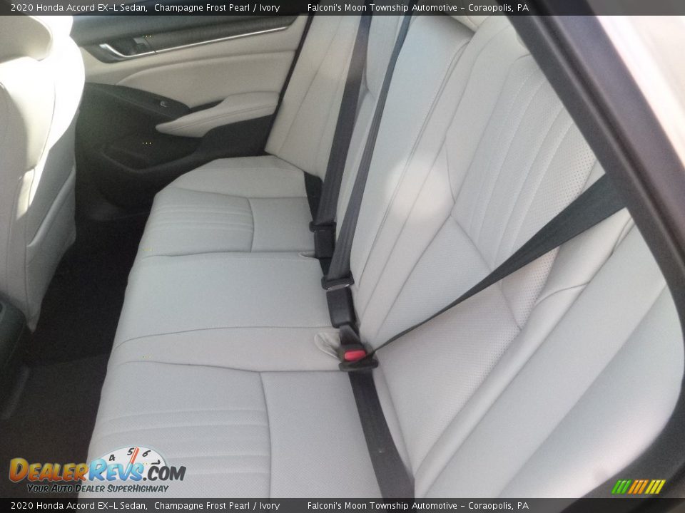 Rear Seat of 2020 Honda Accord EX-L Sedan Photo #9