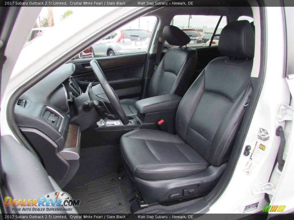 2017 Subaru Outback 2.5i Limited Crystal White Pearl / Slate Black Photo #16