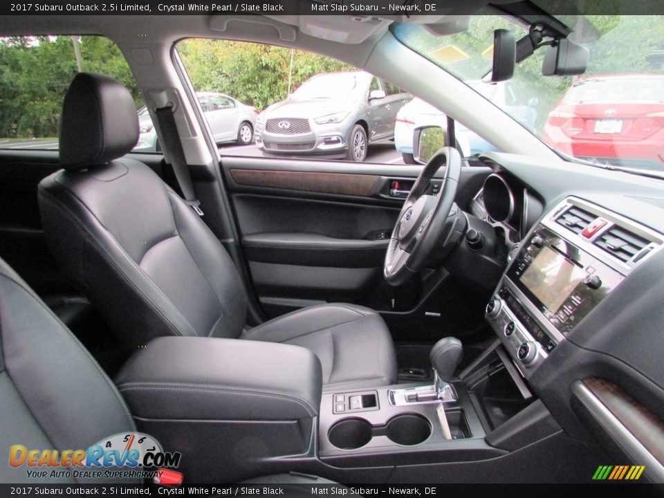 2017 Subaru Outback 2.5i Limited Crystal White Pearl / Slate Black Photo #17