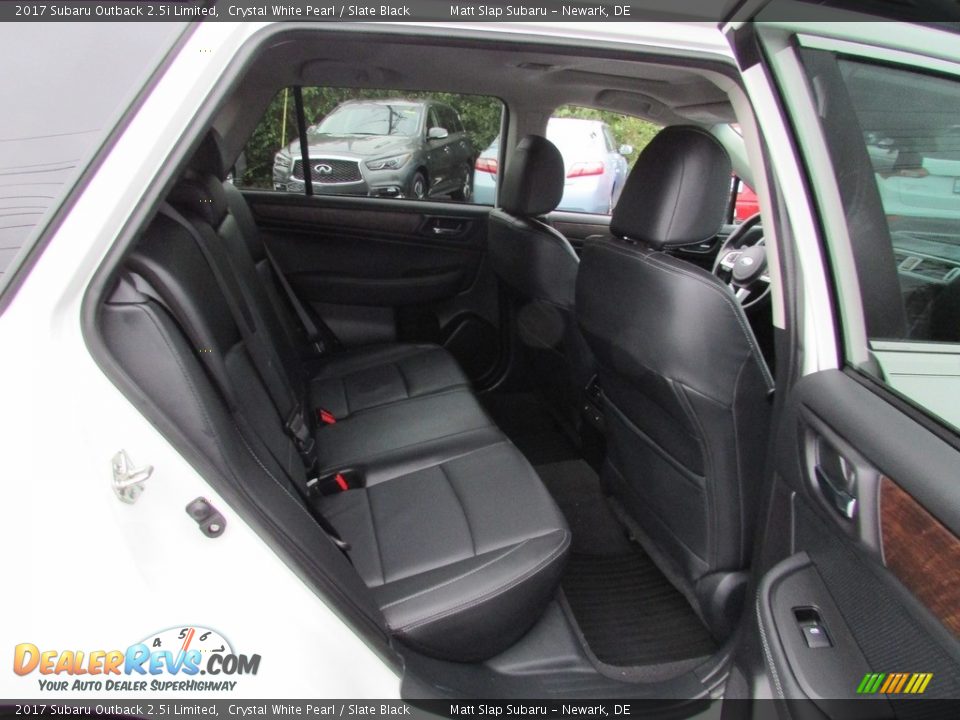2017 Subaru Outback 2.5i Limited Crystal White Pearl / Slate Black Photo #19