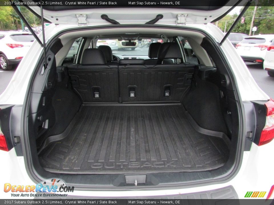2017 Subaru Outback 2.5i Limited Crystal White Pearl / Slate Black Photo #20