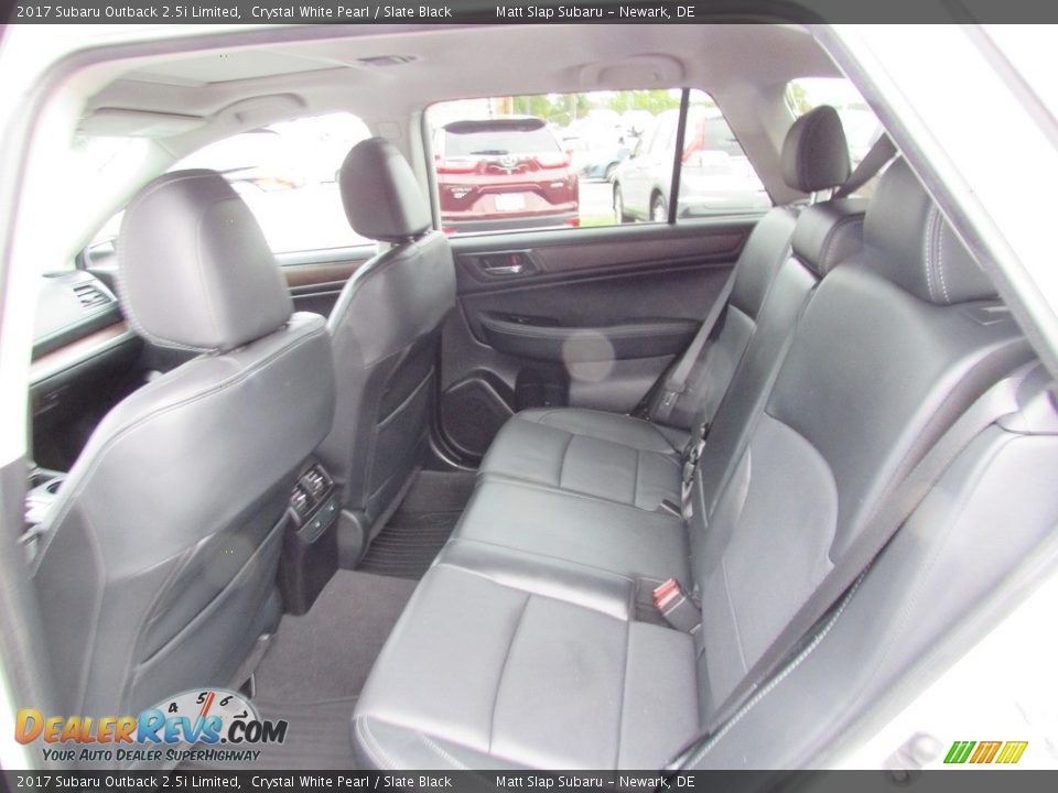 2017 Subaru Outback 2.5i Limited Crystal White Pearl / Slate Black Photo #22