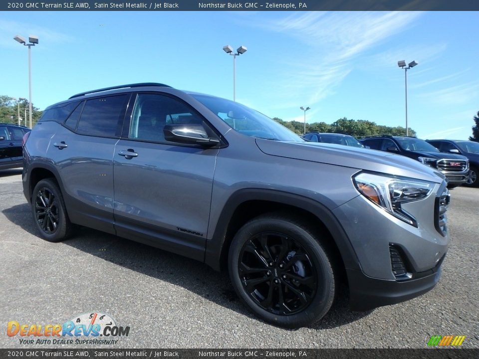 2020 GMC Terrain SLE AWD Satin Steel Metallic / Jet Black Photo #3