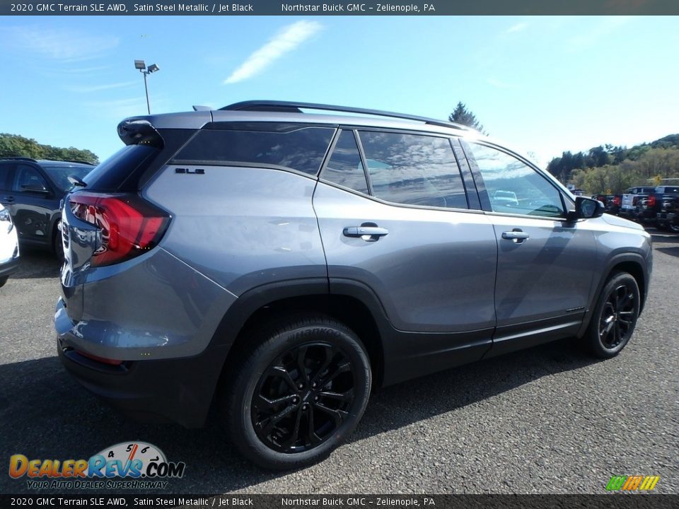 2020 GMC Terrain SLE AWD Satin Steel Metallic / Jet Black Photo #5