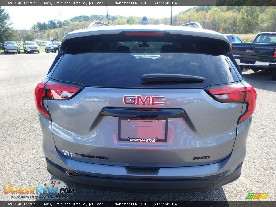 2020 GMC Terrain SLE AWD Satin Steel Metallic / Jet Black Photo #6