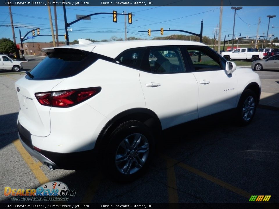 2020 Chevrolet Blazer L Summit White / Jet Black Photo #4