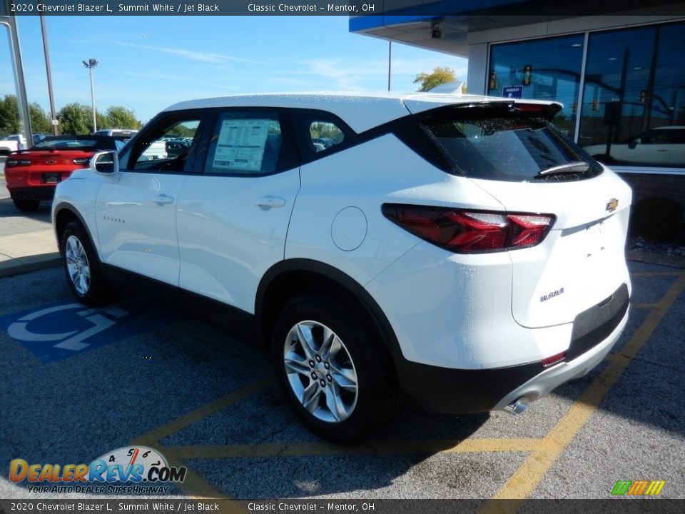 2020 Chevrolet Blazer L Summit White / Jet Black Photo #5