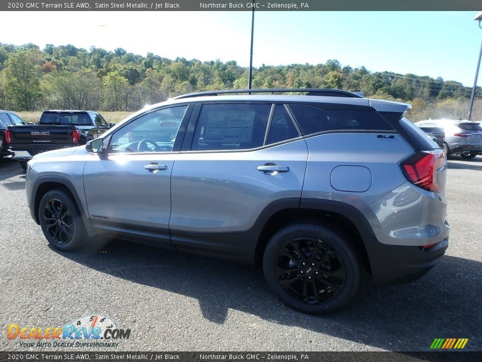 2020 GMC Terrain SLE AWD Satin Steel Metallic / Jet Black Photo #8