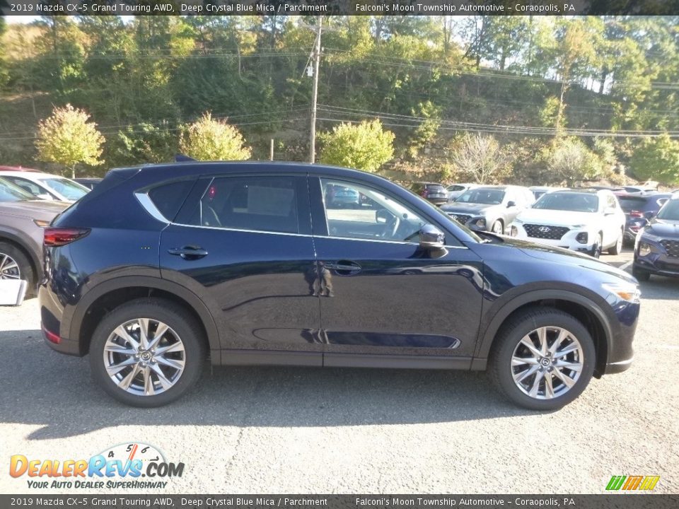 2019 Mazda CX-5 Grand Touring AWD Deep Crystal Blue Mica / Parchment Photo #1
