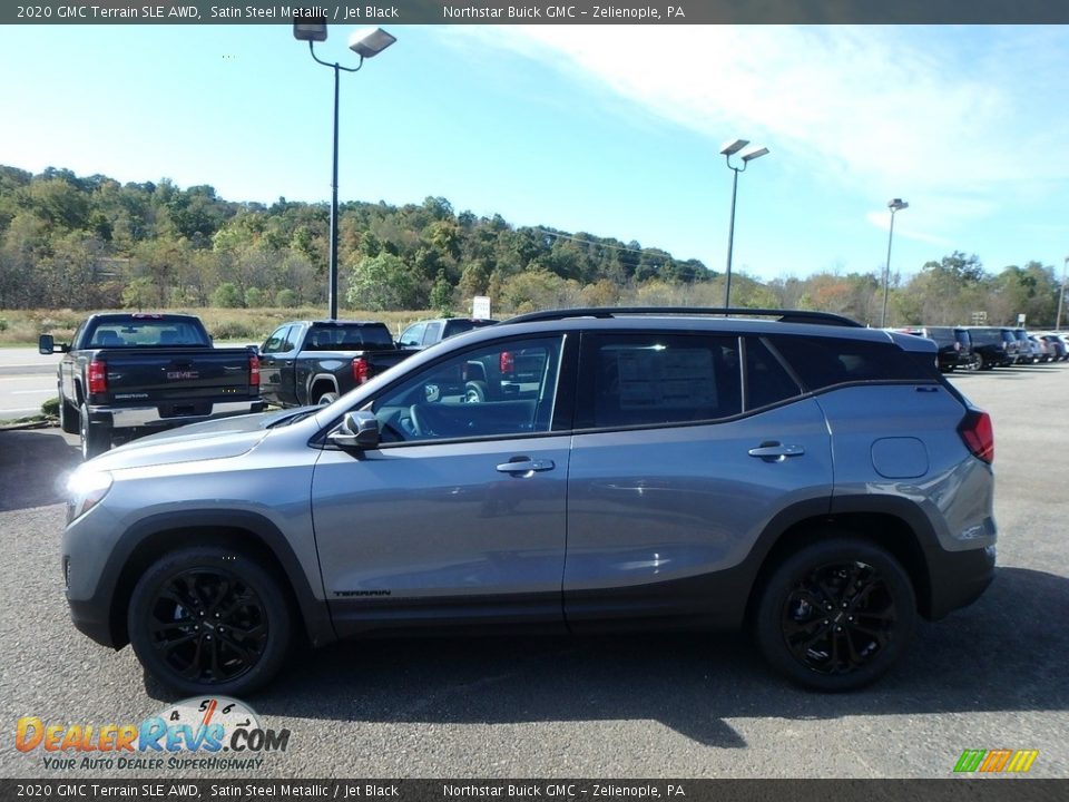 2020 GMC Terrain SLE AWD Satin Steel Metallic / Jet Black Photo #9